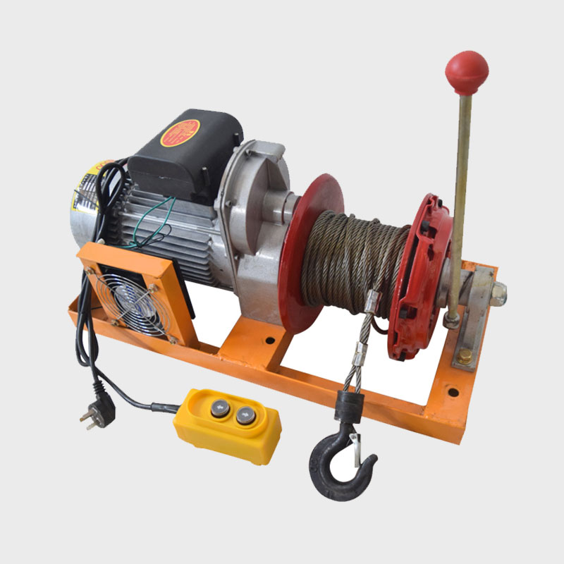 Clutch electric winch