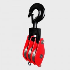 Three Wheels Pulley Block