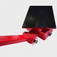 Turnable cargo roller trolley
