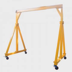 Portable beam gantry crane